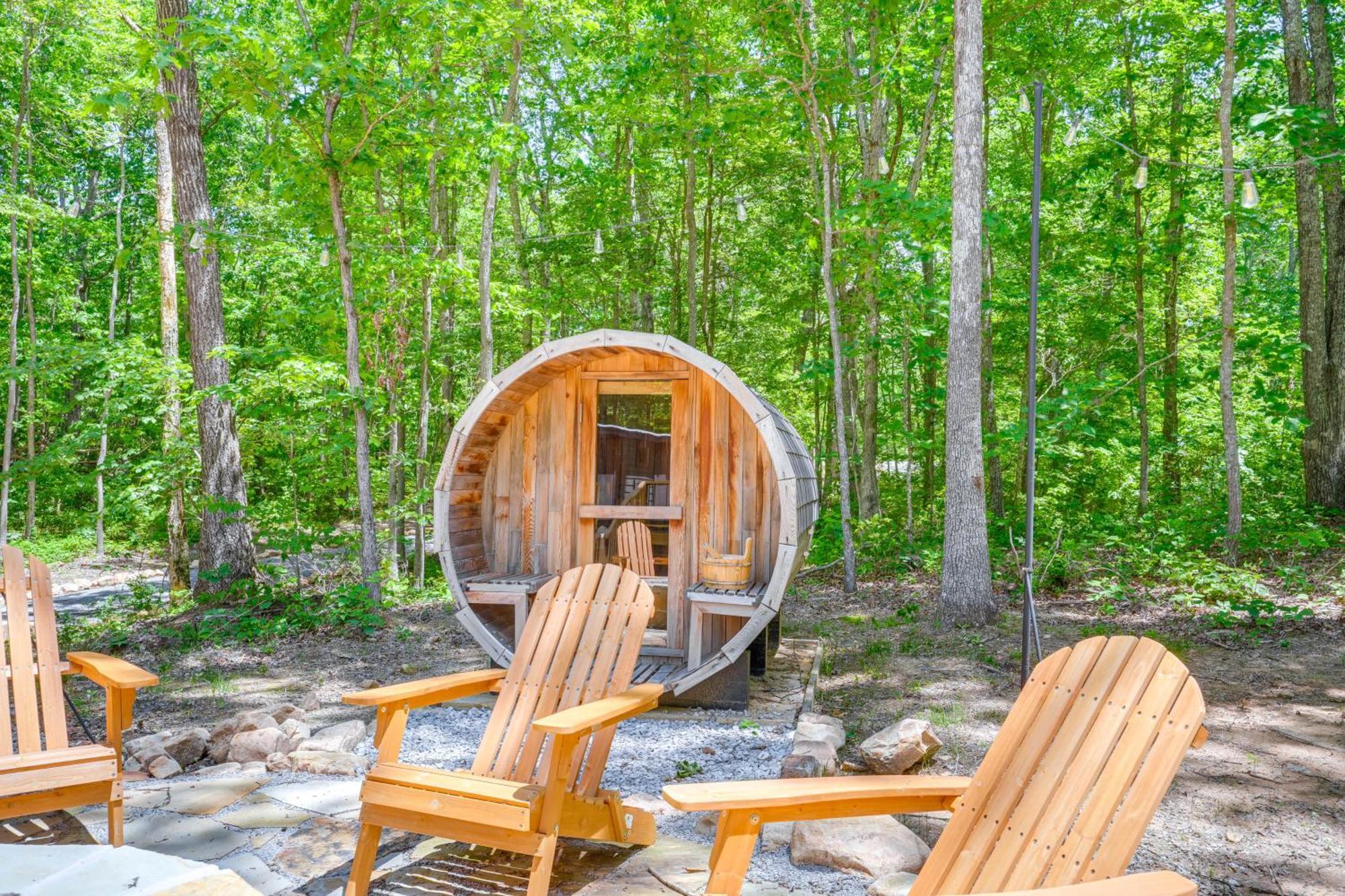Monteagle Cabin With Swim Spa, Sauna And Fire Pit! Exterior foto